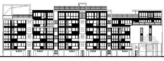 东部花园洋房6栋住宅楼建筑施工图