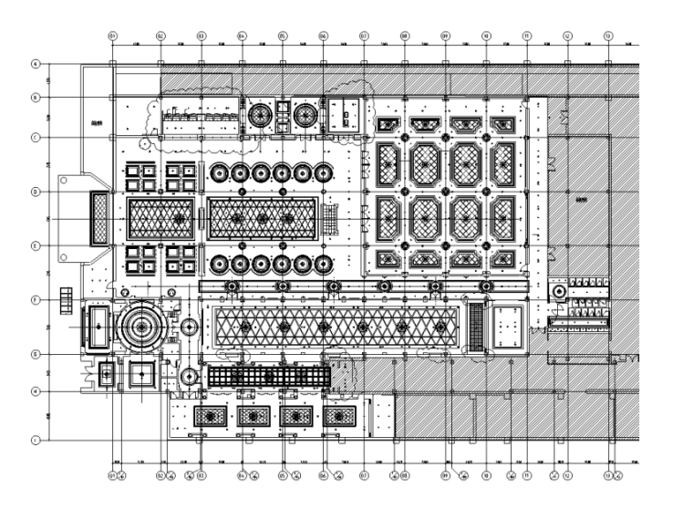 [上海]某红子鸡餐厅室内九游体育施工图及效果图