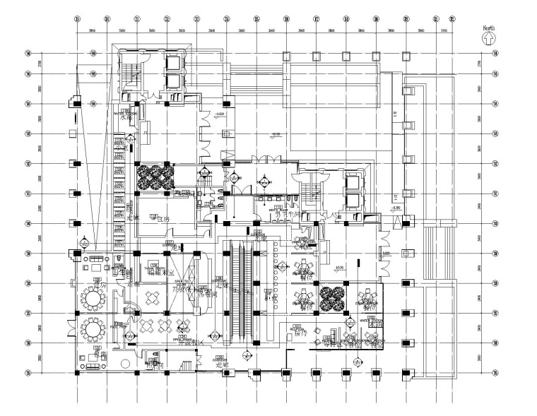 北京中国新理念餐厅室内九游体育CAD施工图（附效果图）