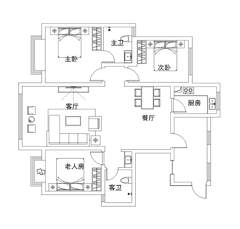 九游体育户型设计_70平米小户型九游体育效果图_小户型 九游体育