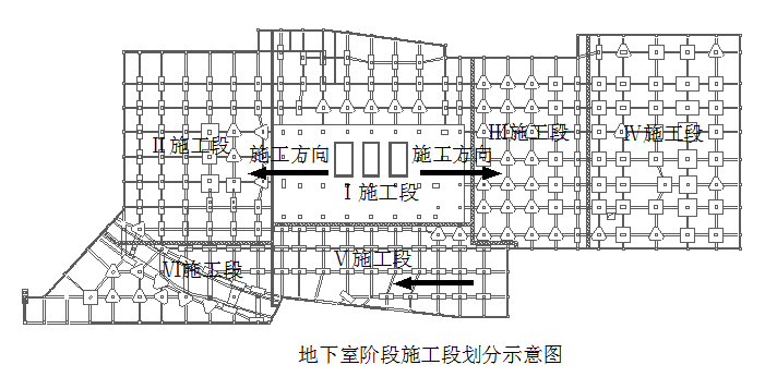 地铁控制中心施工组织设计（含各阶段平面布置图，dwg格式）