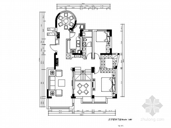 精品简约现代两层小别墅室内九游体育施工图