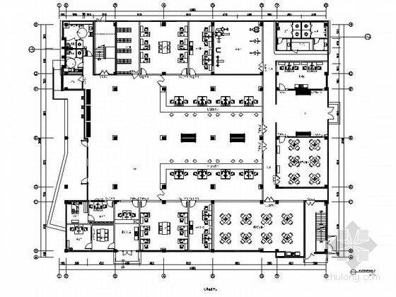 [江苏]环保科技工业园现代风格社区服务中心室内九游体育施工图