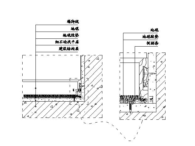 九游体育施工节点_九游体育软件 瓷砖施工_施工节点大样图