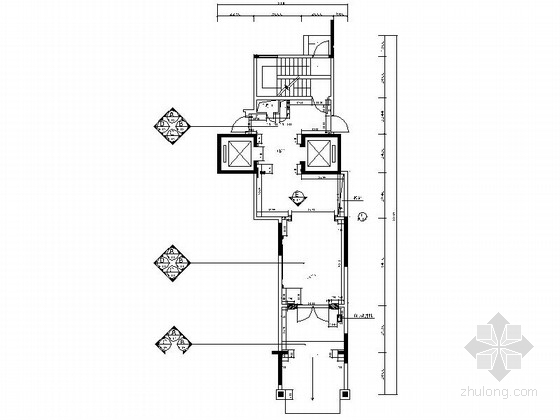 [广东]精品住宅首层大堂及电梯厅竣工图