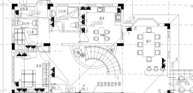 某小区别墅完整电气施工图