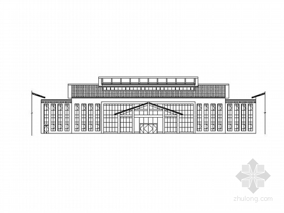 [四川]中式风格二层带阁楼福利中心养护楼建筑施工图