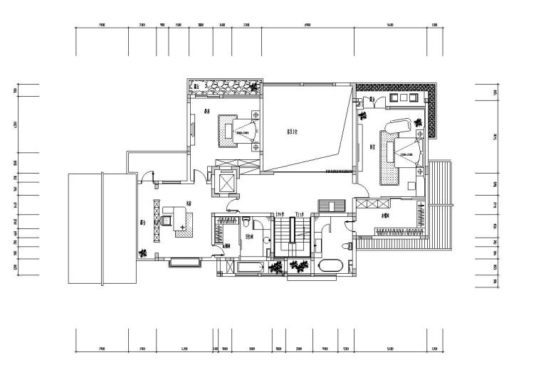 现代风格豪华家装设计施工图效果图