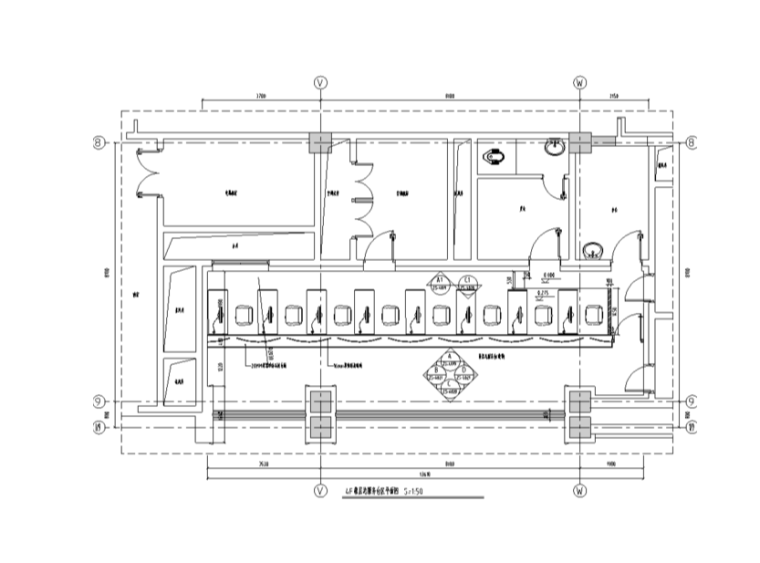 某甲级医院4F室内九游体育设计施工图（78张）