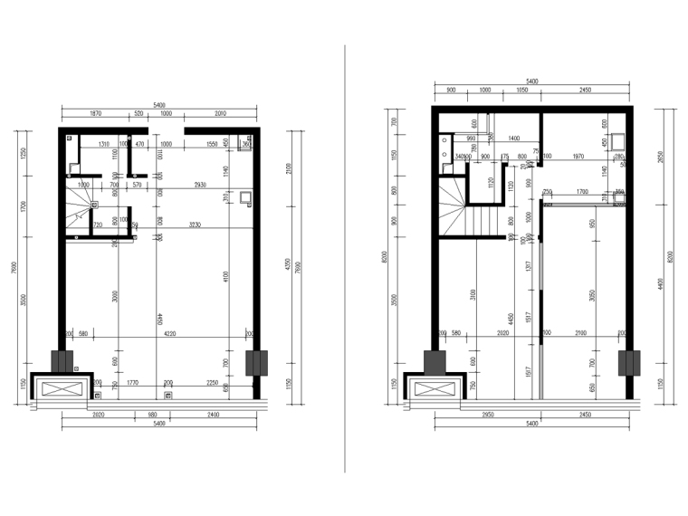 [北京]万科天地LOFT样板间深化设计CAD全套施工图+方案文本+效果图