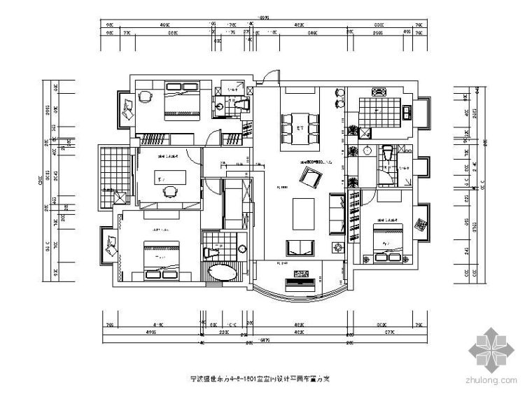 160平米四室二厅九游体育图(含实景)