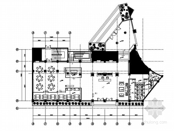 [武汉]某现代假日酒店餐厅及卫生间九游体育施工图（含效果）