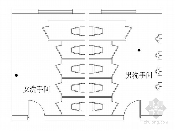 [四川]五星级豪华酒店卫生间九游体育施工图