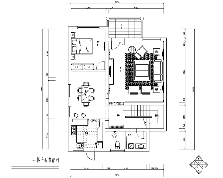 金源三层经济型别墅室内九游体育图（附效果图）