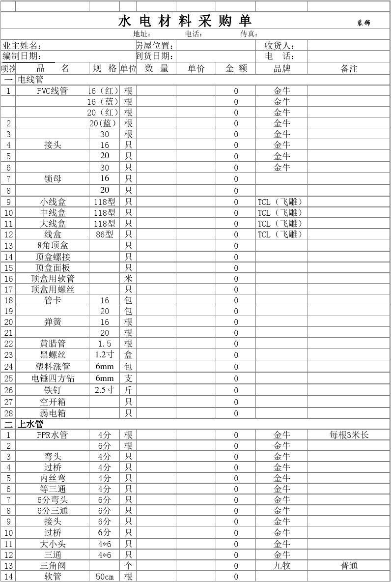 九游体育水电报价图片_南京水电九游体育报价_100平米水电九游体育报价