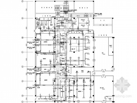 [江西]医药厂房净化空调系统设计施工图(含装饰)