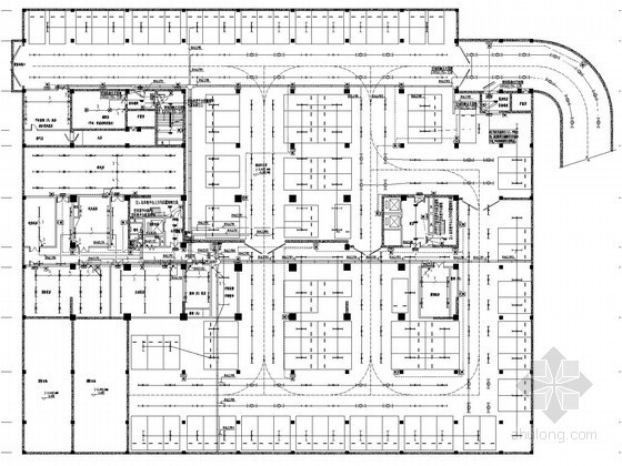 [安徽]82米高层公共建筑强弱电竣工图（加压送风机 排污水泵）