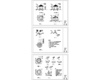 景观圆亭全套施工图