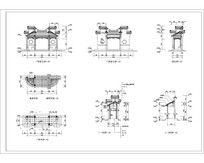 门亭全套施工图