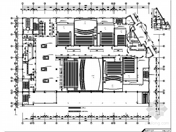 [泰州]娱乐休闲综合性大楼顶级高档影城九游体育施工图（含方案及水电图）