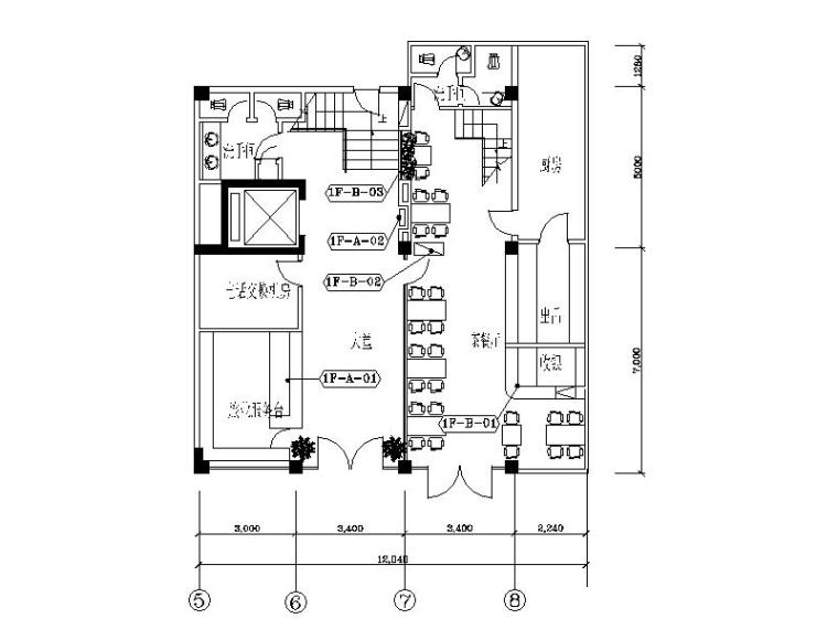 整套酒店套房设计CAD施工图