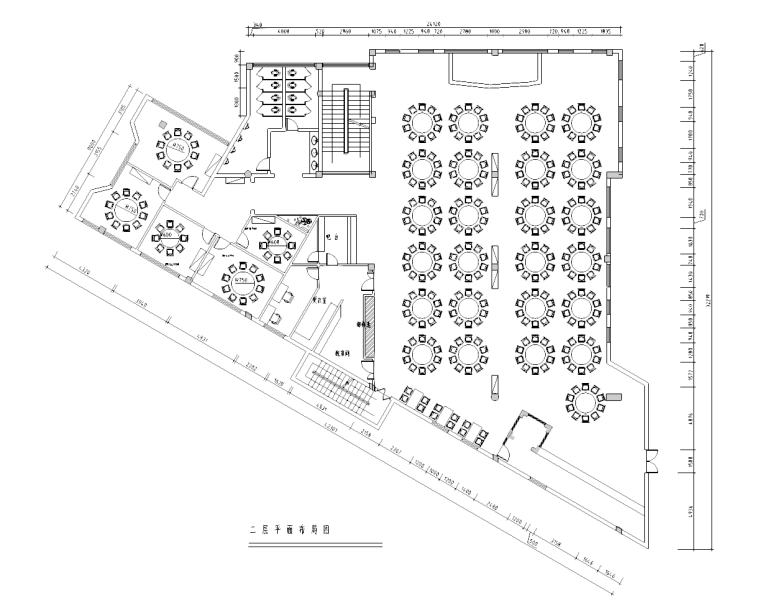 [福建]新中式风格酒楼九游体育设计完整施工图