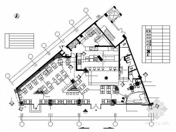 [厦门]某高档餐厅九游体育设计CAD施工图