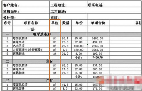 九游体育清单_展厅九游体育材料价格清单大全_九游体育设计清单