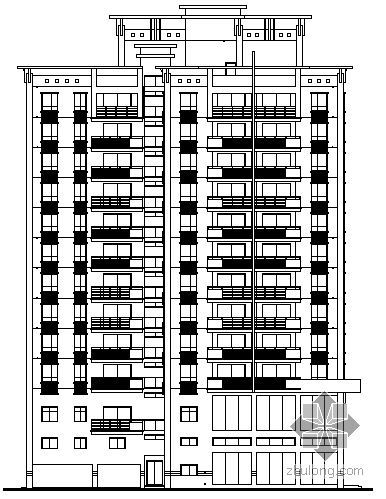 [深圳市]某十六层中心商住楼建筑施工图（带效果图）