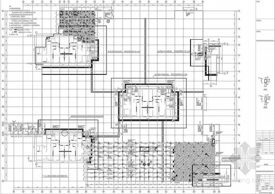 小区地库及各防火分区结构施工图（13年3月）