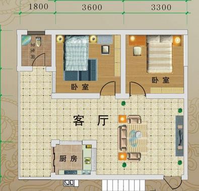 67平两室一厅九游体育预算_80平3室1厅小户型九游体育效果图_113平3室2厅九游体育图