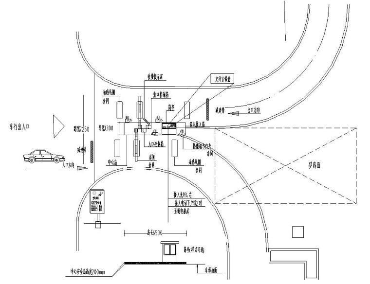 停车场管理系统图、平面图