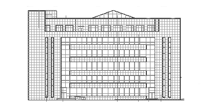 东北某知名大学图书馆建筑CAD图纸