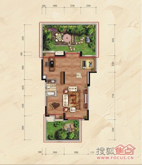 35万九游体育预算表周边设施户型图