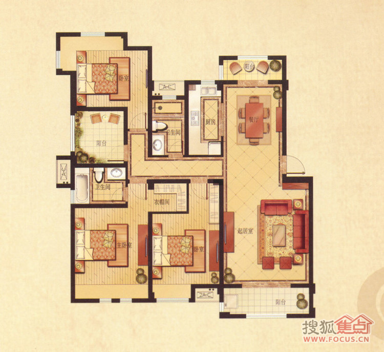 房屋九游体育133平米三室二厅预算_134平方3室2厅2卫九游体育_145平米经典九游体育户型