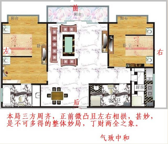 户型风水好的户型图_家居风水基础户型_户型风水格局好的户型图