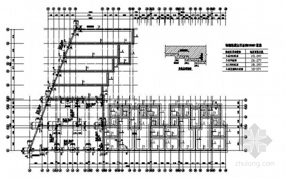 六层框架结构住宅结构施工图（坡屋面 平法）