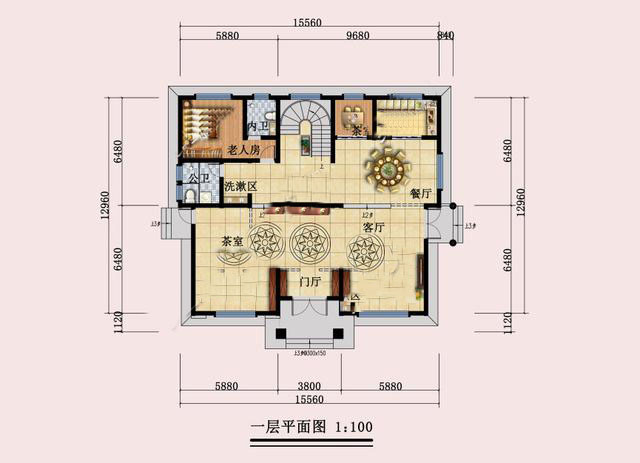 三款不同风庚层抱果图及户型设计图