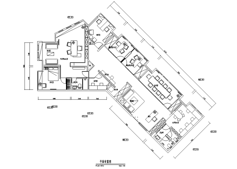 详细全套现代办公空间设计施工图+效果图(另含设计方案、软装方案)