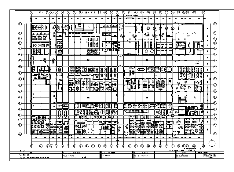 [山东]全套详细办公楼设计施工图(含效果图)