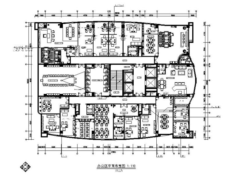 全套简欧风格办公楼详细设计施工图