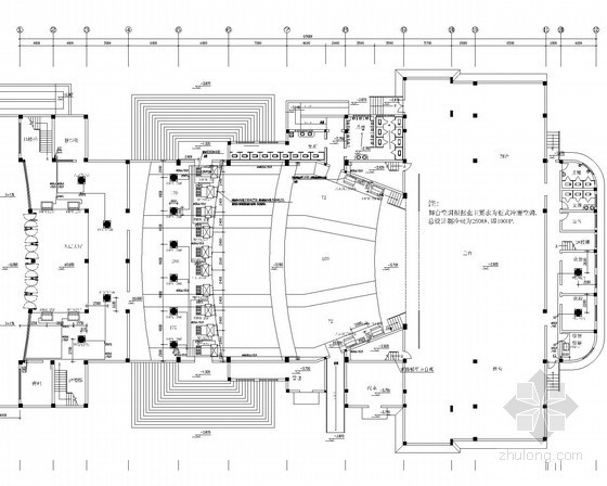 小型剧场剧院VRV空调通风排烟系统设计施工图