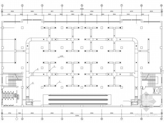 四层小型商场空调系统设计施工图（水冷活塞式冷水机组）