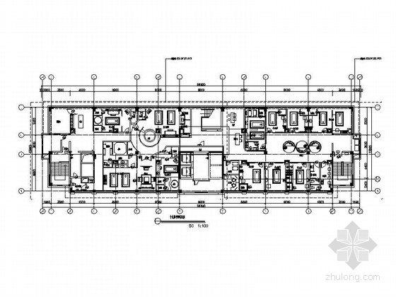 [上海]高档现代航空酒店室内九游体育设计工程施工图（含效果图）