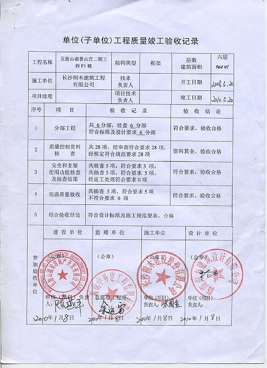 工程九游体育程序_九游体育工程竣工验收程序_竣工验收单 算验收