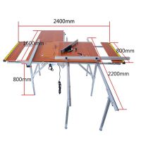 木工台锯多功能精密导轨推台锯便携锯台子母锯木工工作台