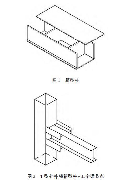 T型外补强箱型空间节点滞回性能研究