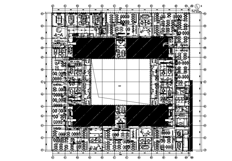 惠普北京办公室装饰九游体育机电竣工图