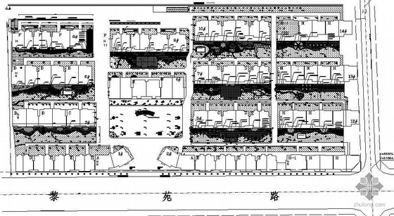 [浙江]某小区景观绿化竣工图