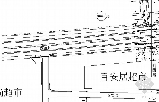 某线路改造工程高压电缆布置竣工图